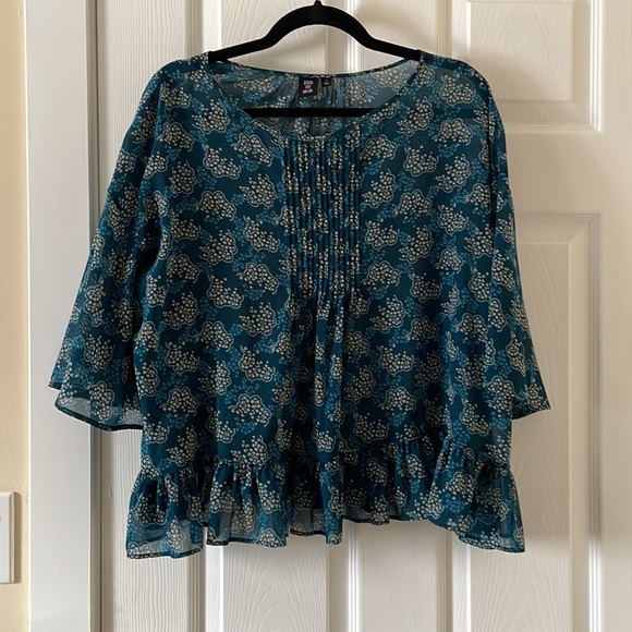 Anna Sui for Uniqlo sheer boho blouse - Picture 2 of 10